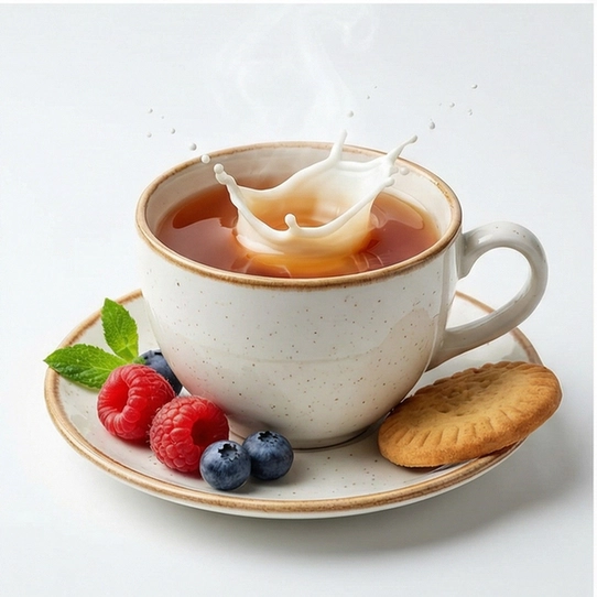 چای انگلیسی با شیر